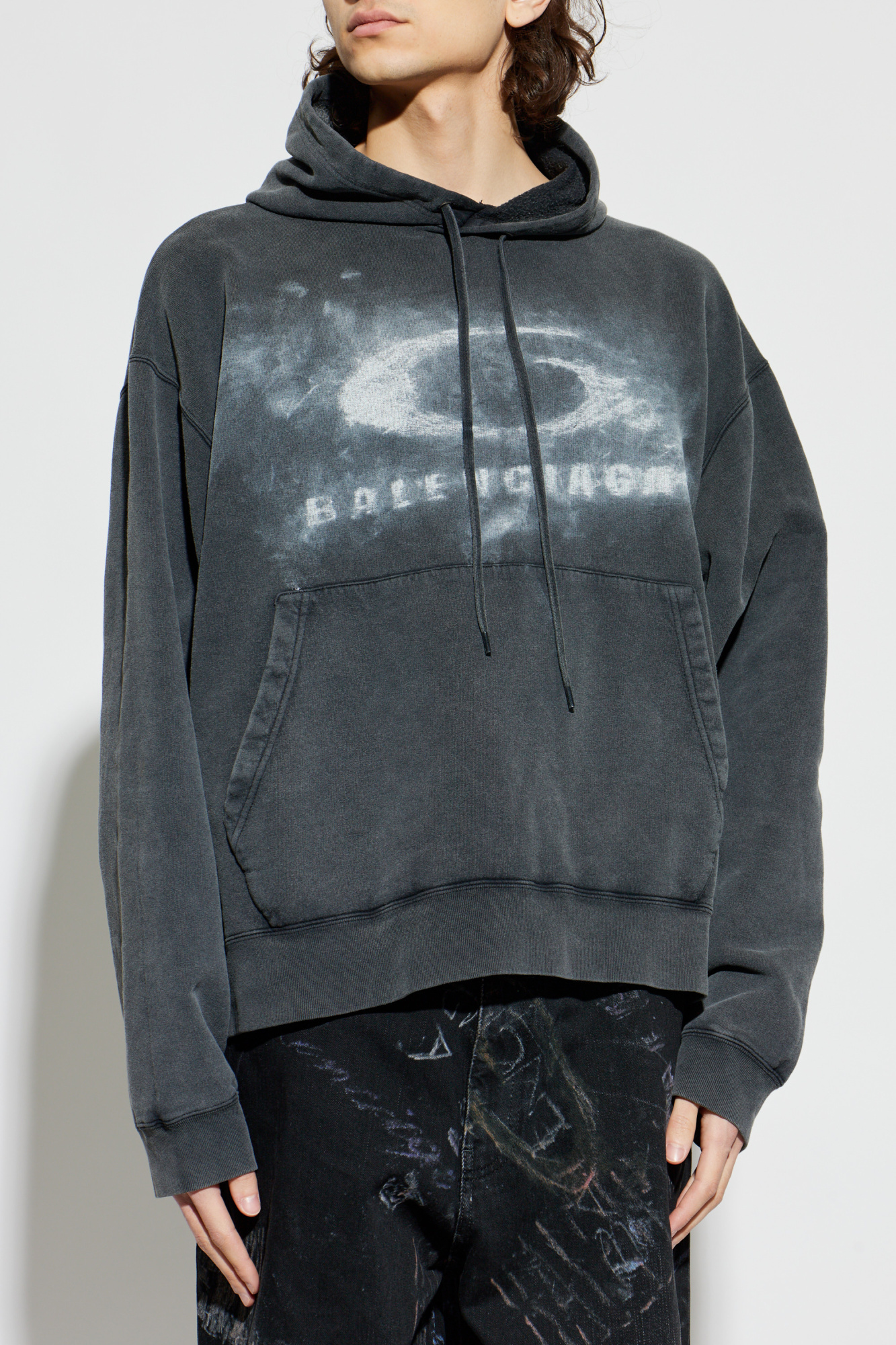 BALENCIAGA 13AW　SIZE46 Grey Hoodie Balenciaga - Vitkac Canada